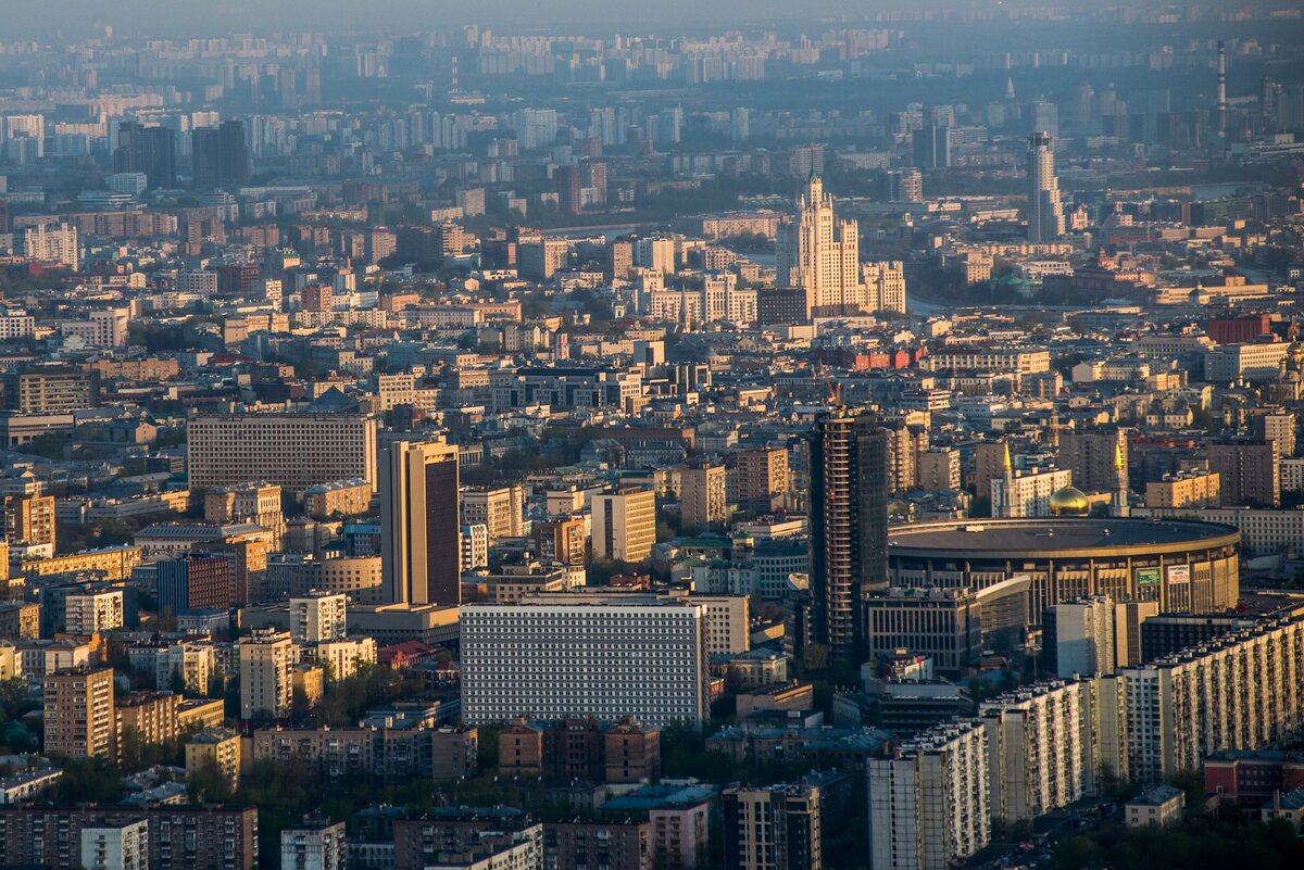 центр москвы вид сверху