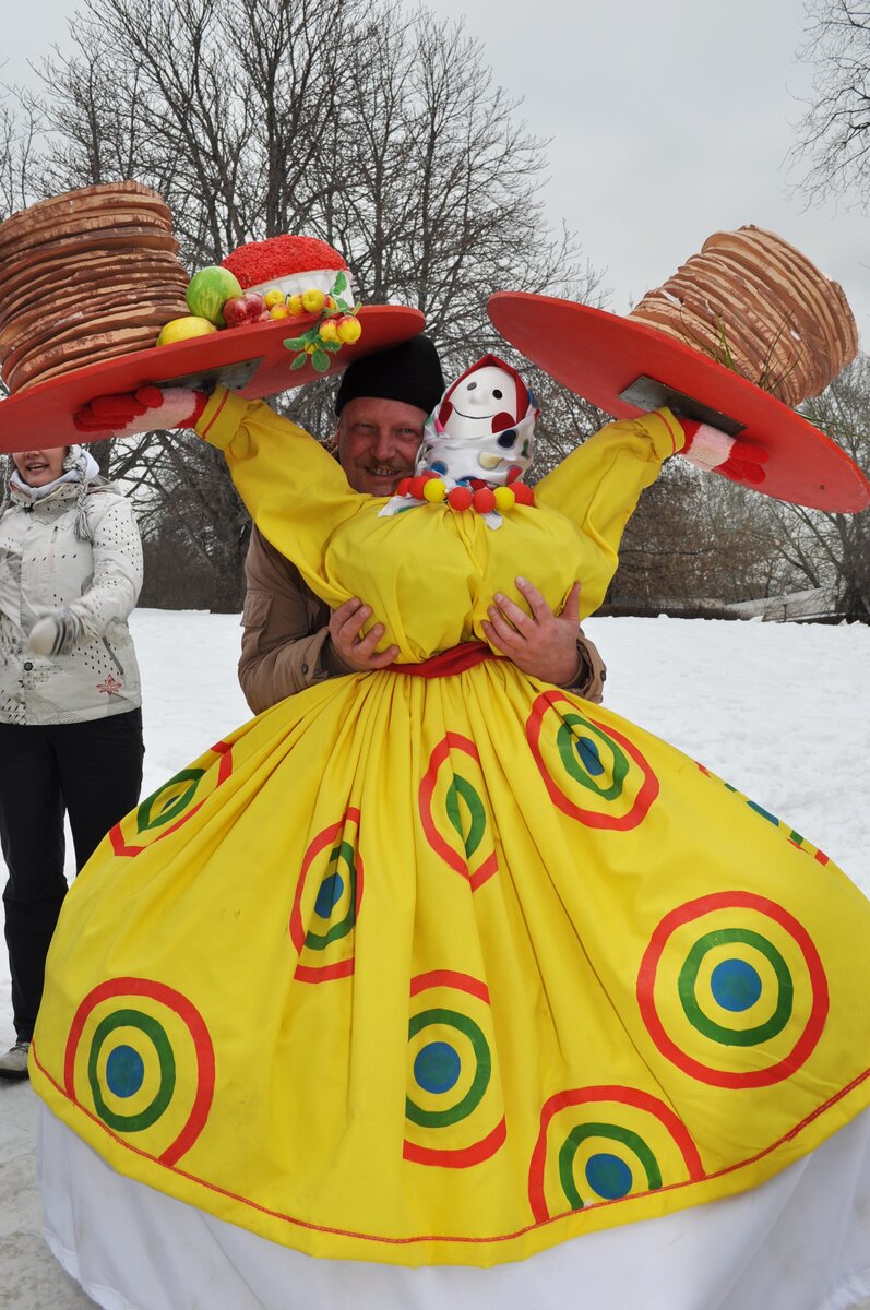 Масленица в парке горького