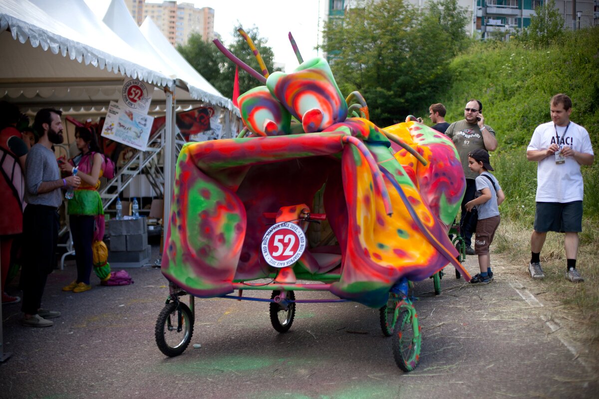 В Москве прошли гонки на тарантасах Red Bull Soapbox Race – Москва 24,  04.07.2012