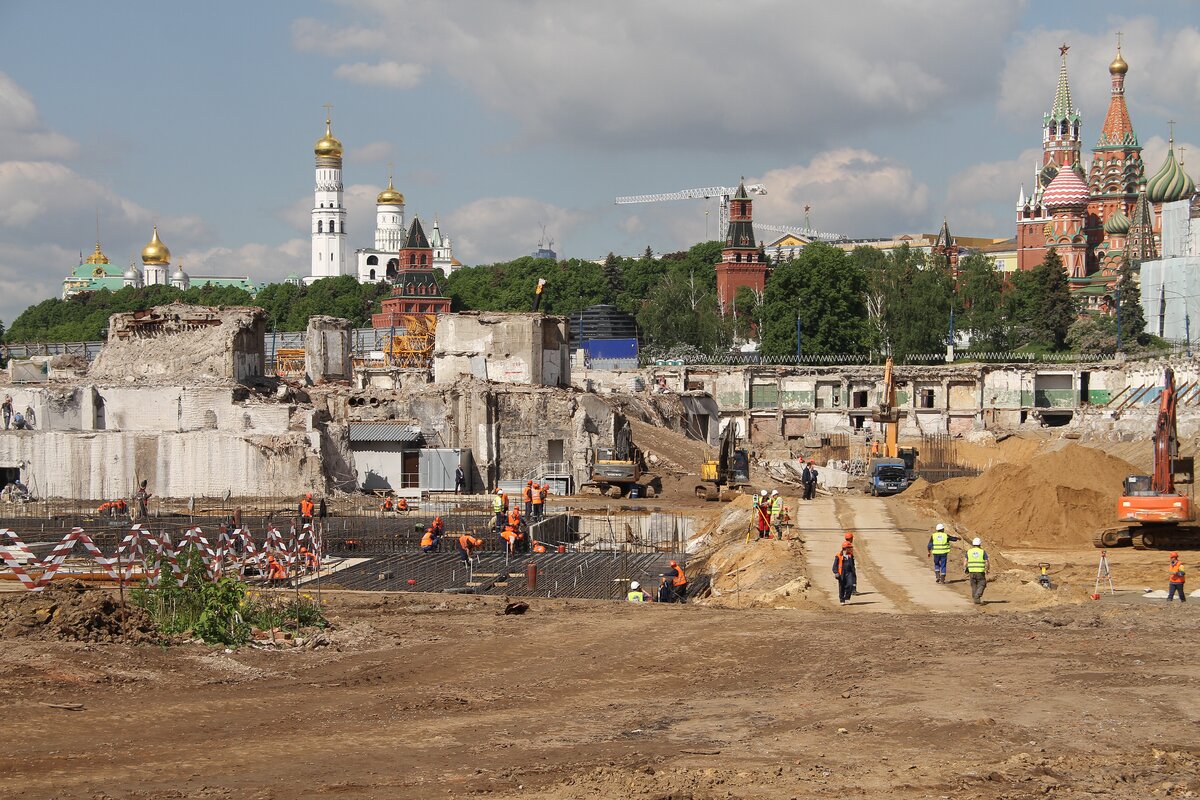 Строительство Москвы Фото