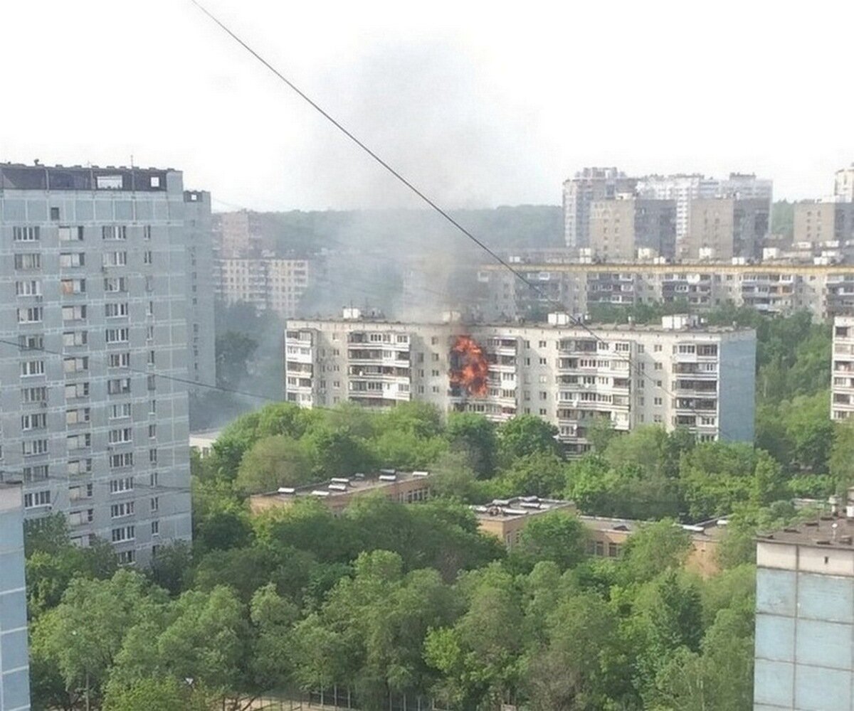 Пожар в Гольяново