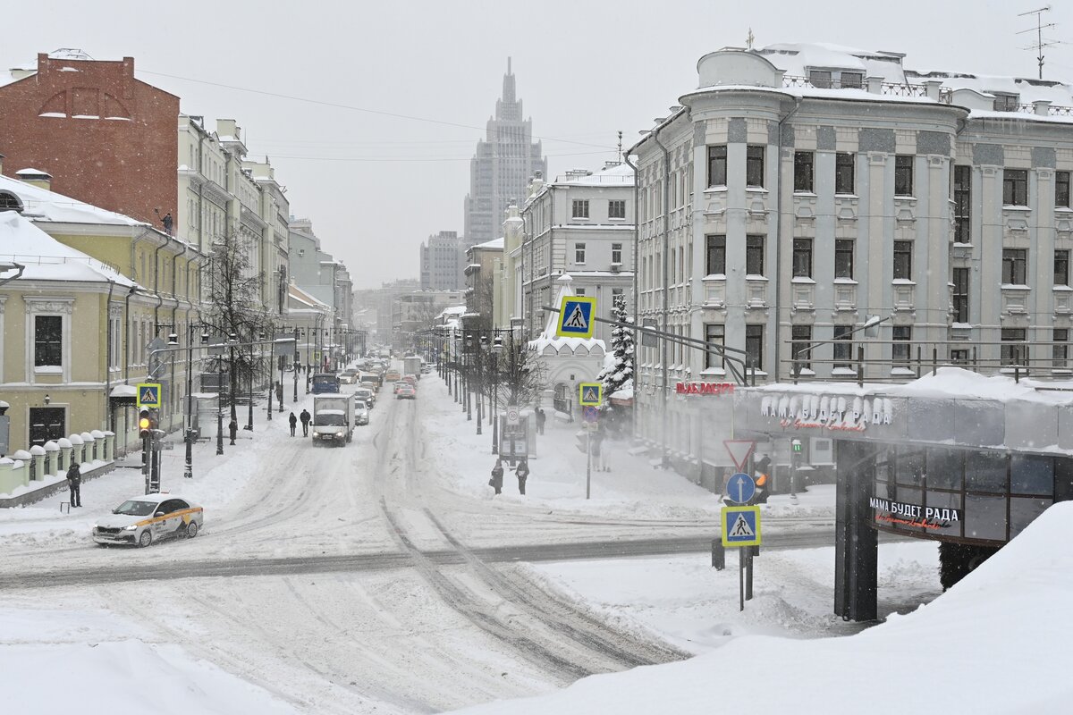 Погода в москве зимой