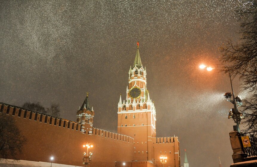 В москве пошел снег сегодня фото