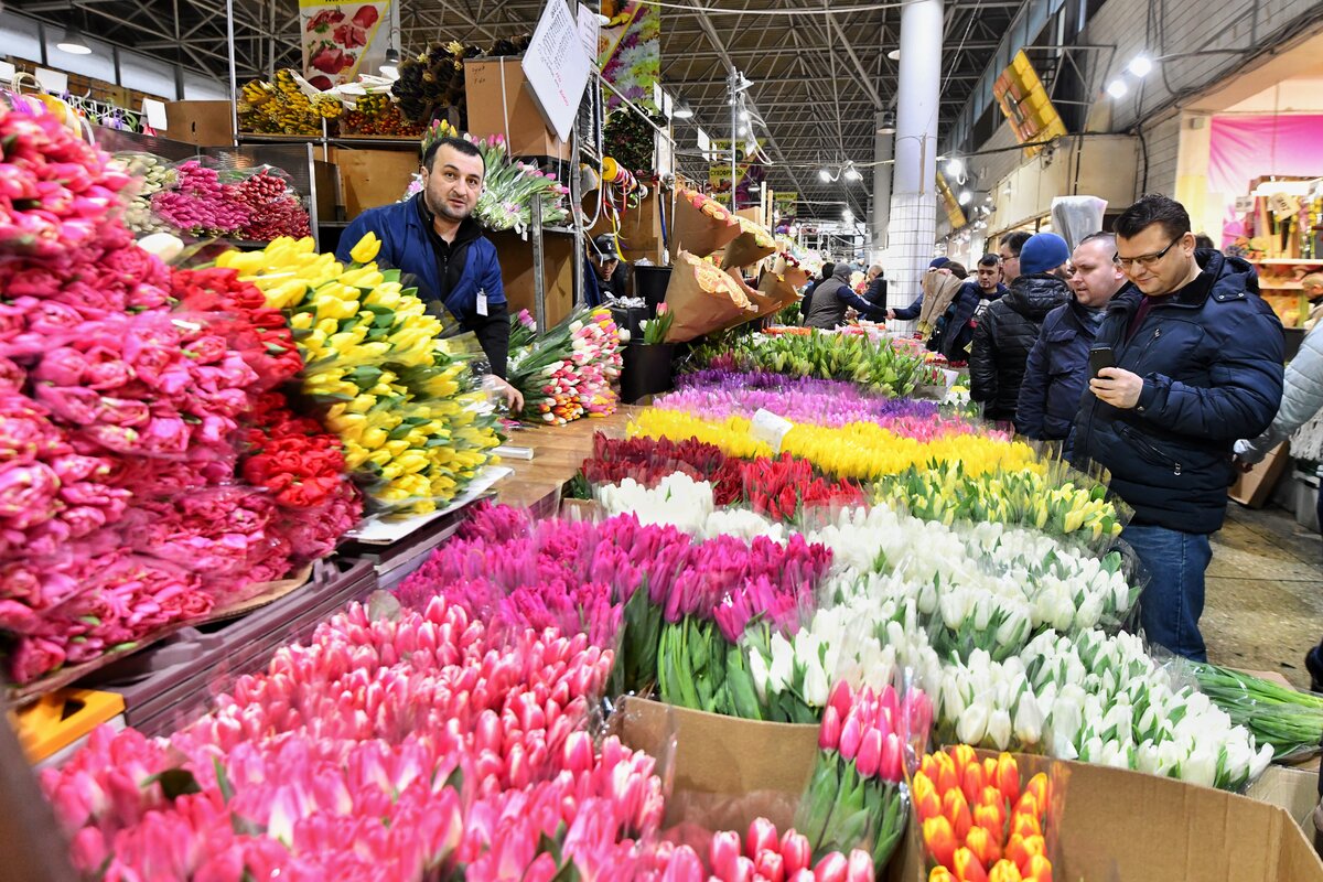 Схема рижского рынка цветов