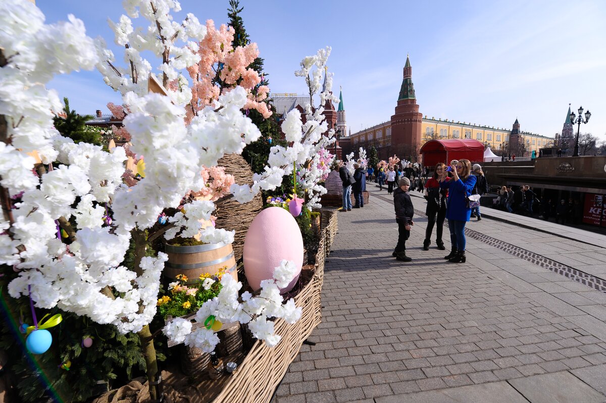 Картинки москва весной