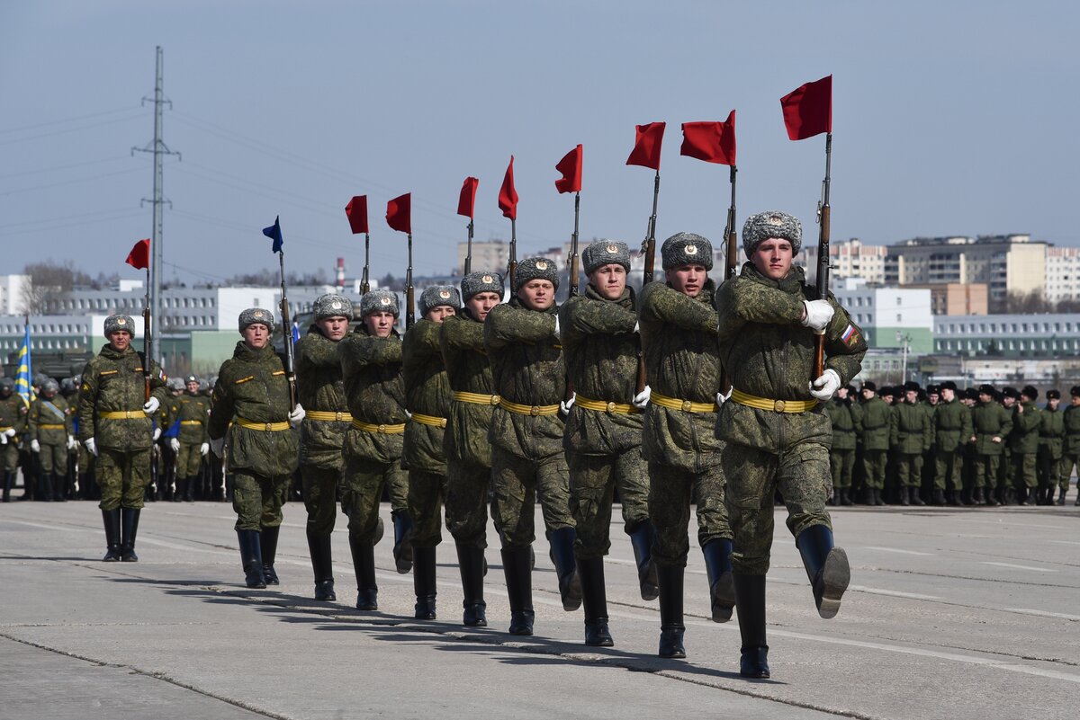 Репетиция парада 9 мая в 