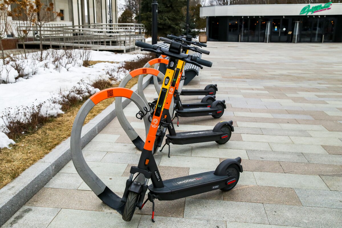 Карта проката электросамокатов в москве