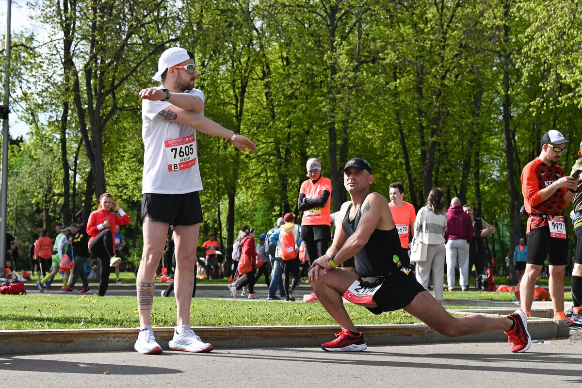 Фотографии с московского полумарафона