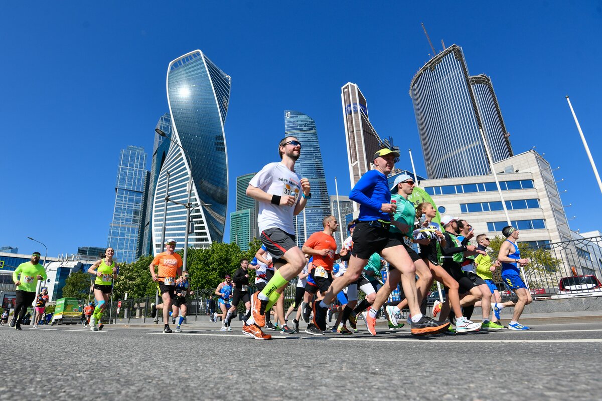 Фото с полумарафона москва