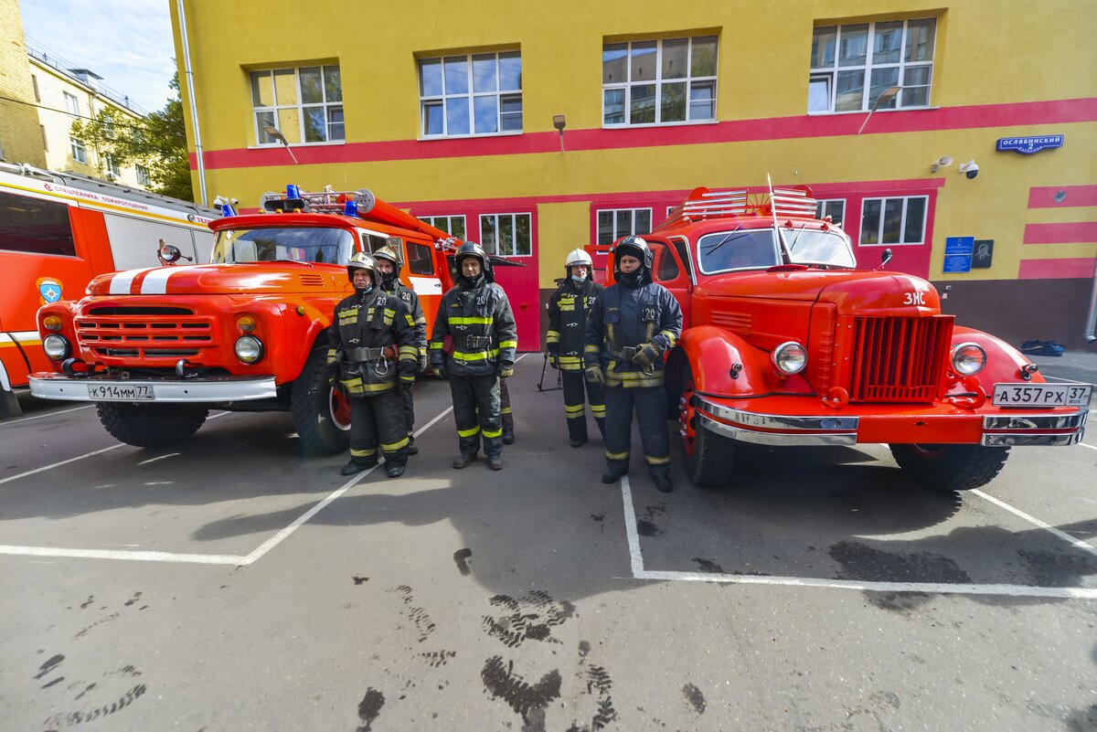 Автопробег раритетных пожарных машин прошел в Москве – Москва 24, 17.09.2020