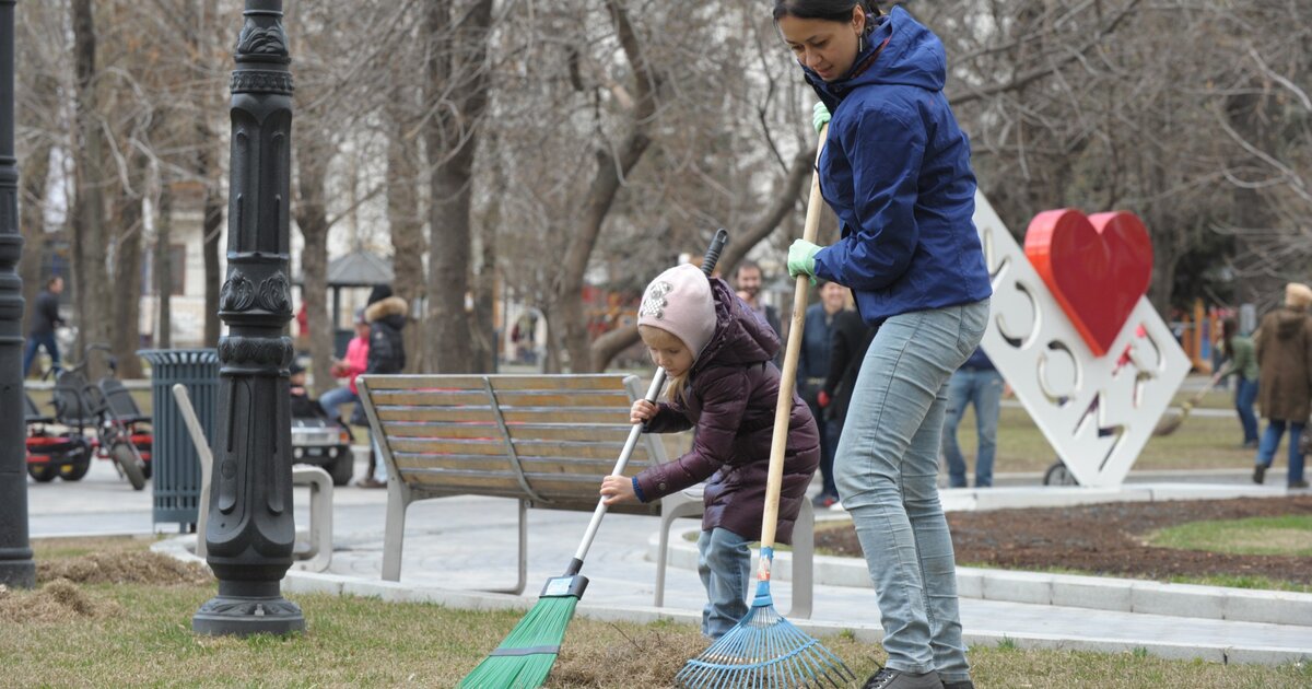 Субботник в парке картинки