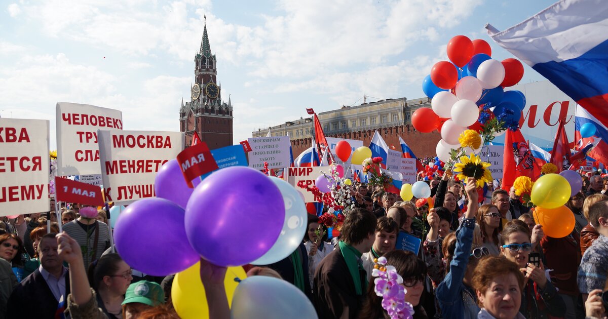 Москва на майских праздниках