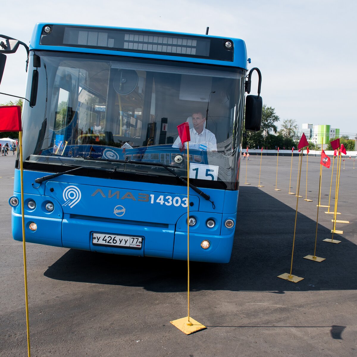 Большие маневры: как соревнуются водители автобусов – Москва 24, 19.07.2016