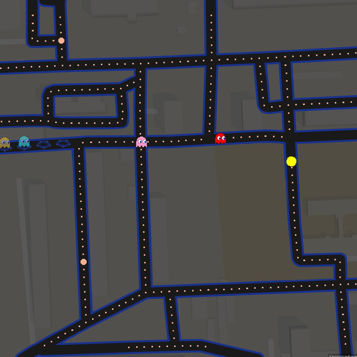 Карты Google стали полем для игры в Pac-Man – Москва 24, 01.04.2015