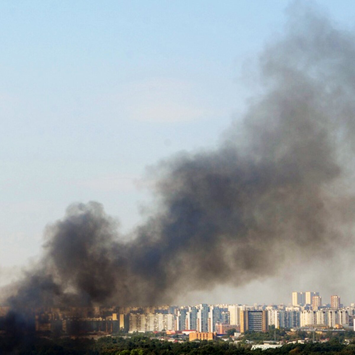 Пожар на Коломенской набережной потушен – Москва 24, 13.05.2015