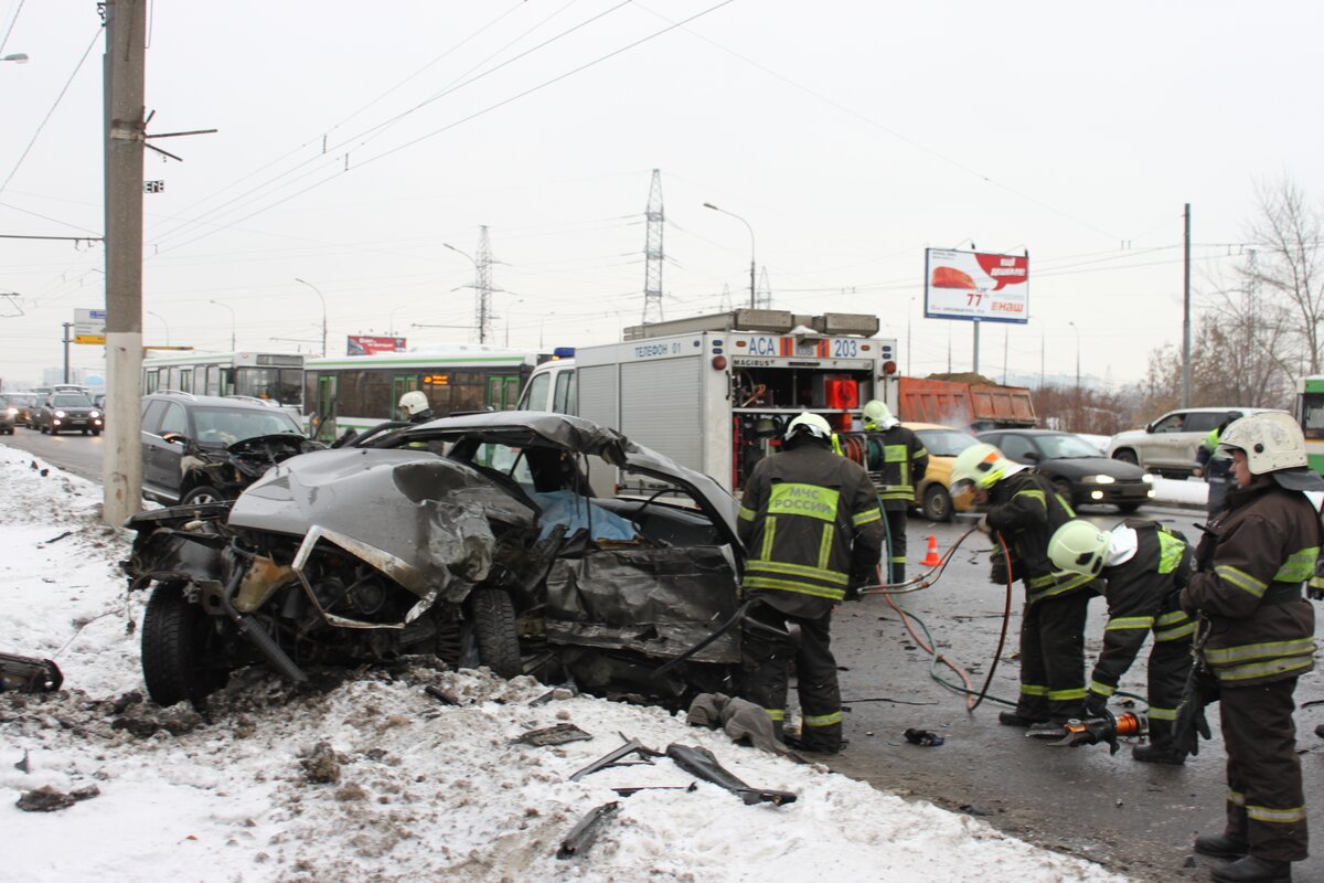 Один человек погиб, двое пострадали в аварии на Каширском шоссе – Москва  24, 09.01.2013