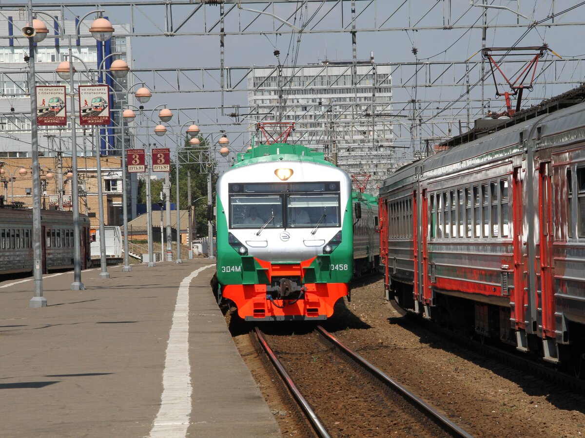 Электричка ступино москва