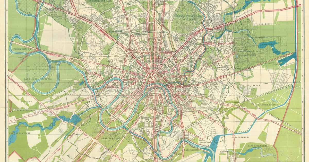 Генеральные планы москвы в разные времена