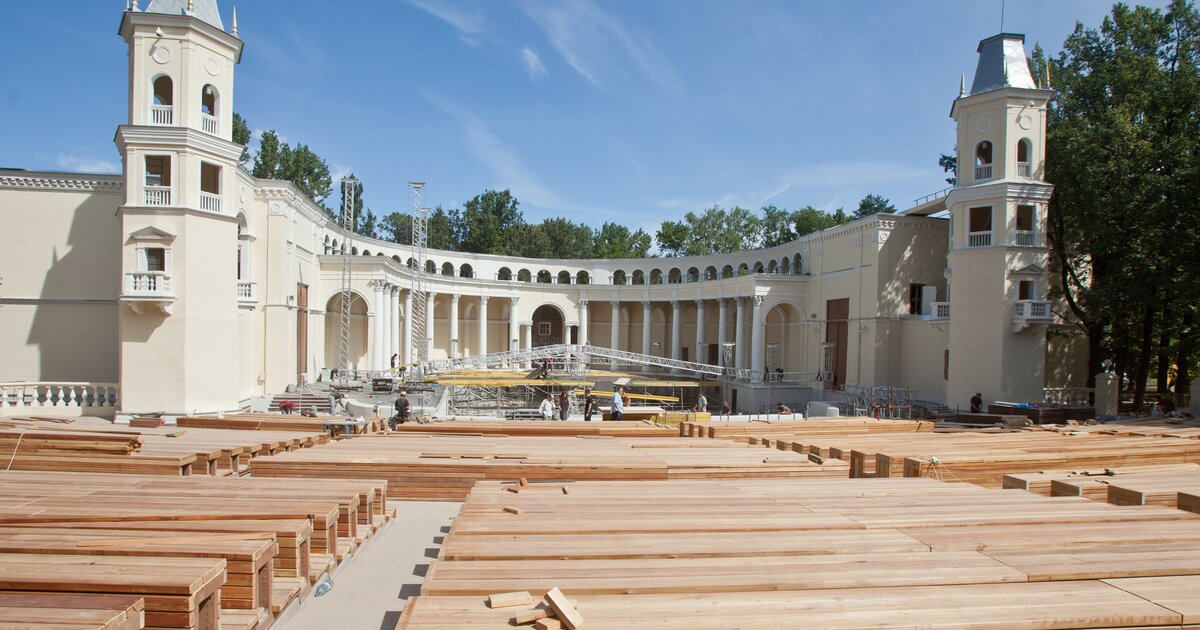 Фото зеленого театра вднх