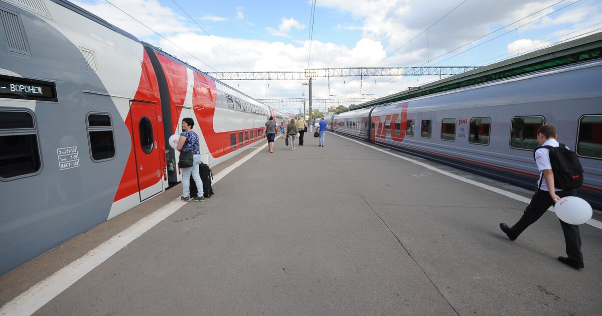 Воронеж санкт петербург поезд