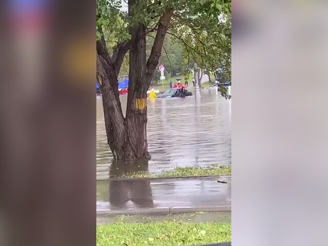 Движение перекрыто на улице Покрышкина в Москве из-за непогоды