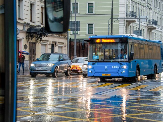 Работа наземного транспорта может быть скорректирована в Москве из-за непогоды