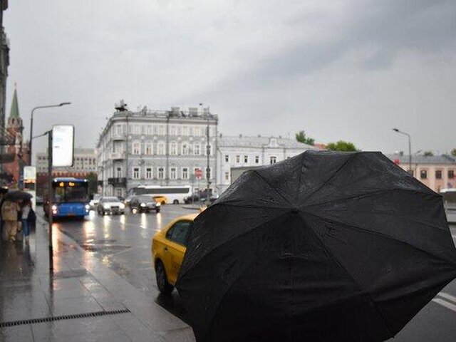 Сильный дождь ожидается в Москве до конца 22 июля