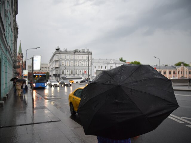 Гроза с порывистым ветром прогнозируется в Москве 22 июля