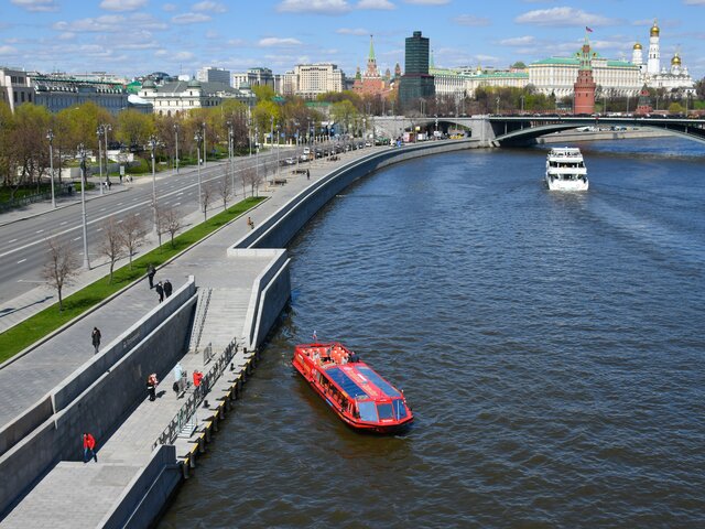 Жители столицы могут воспользоваться бесплатными аудиоэкскурсиями по Москве-реке