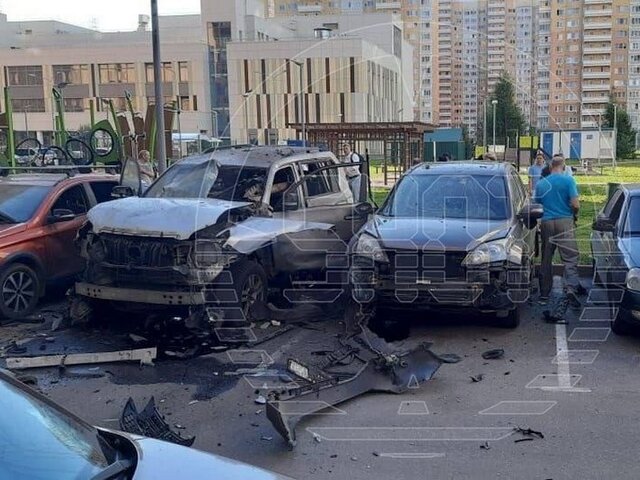 ТАСС: следователи квалифицировали взрыв автомобиля в Москве как покушение на убийство