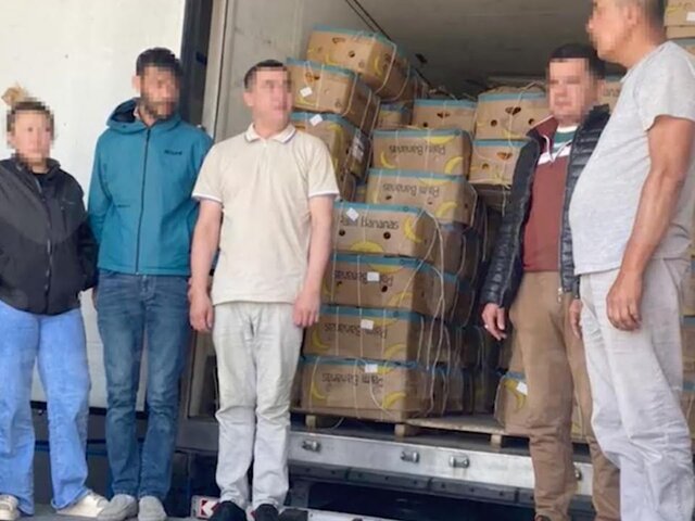 Четыре мигранта попытались попасть в РФ в грузовике с дынями