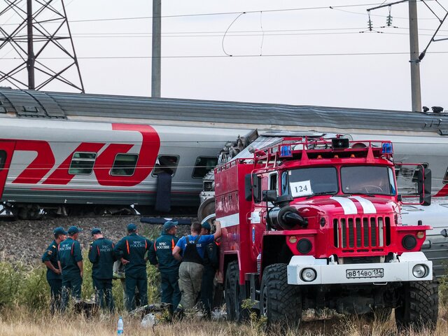 Администрация Волгоградской области: 52 человека пострадали в ДТП с поездом