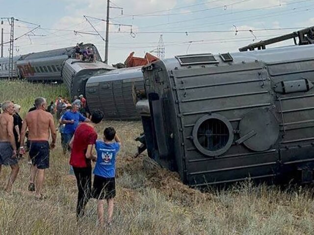Пять пострадавших госпитализированы после схода вагонов поезда под Волгоградом