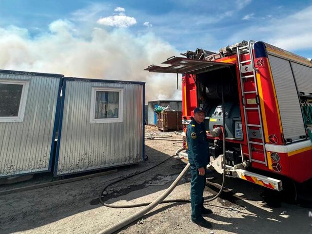 Пожар на мусорном полигоне в Ростове-на-Дону потушен