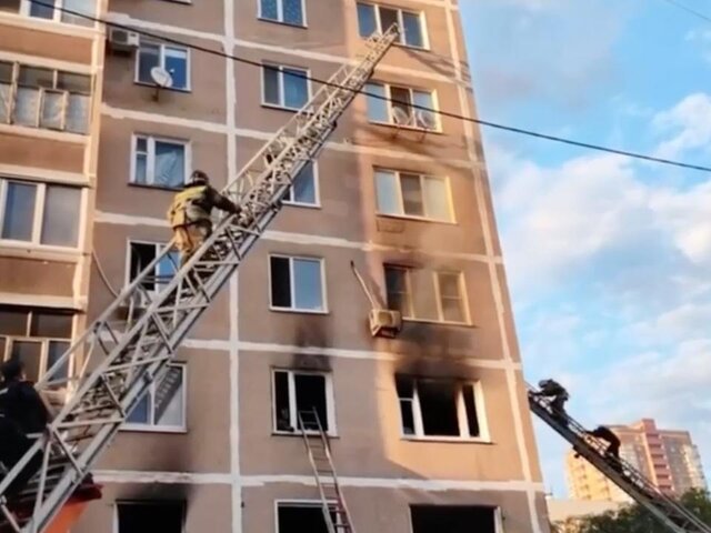 Два человека погибли при пожаре в жилом доме в Ульяновске