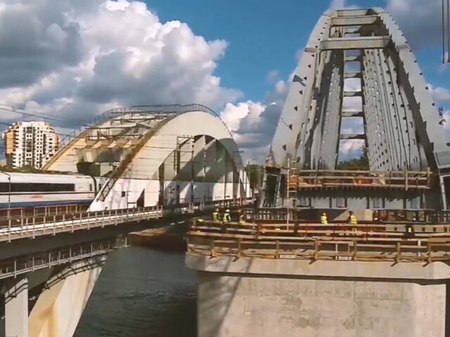 РЖД завершат сборку моста в Химках для ВСМ Москва – Санкт-Петербург в 2024 году