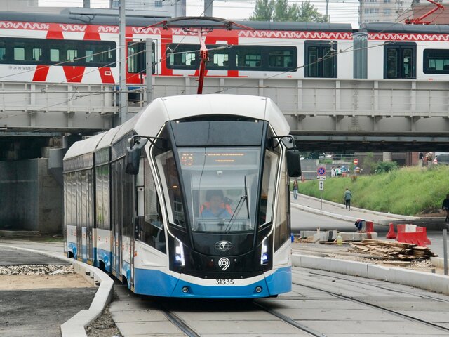 Новая трамвайная остановка появится возле будущей станции Митьково МЦД-3