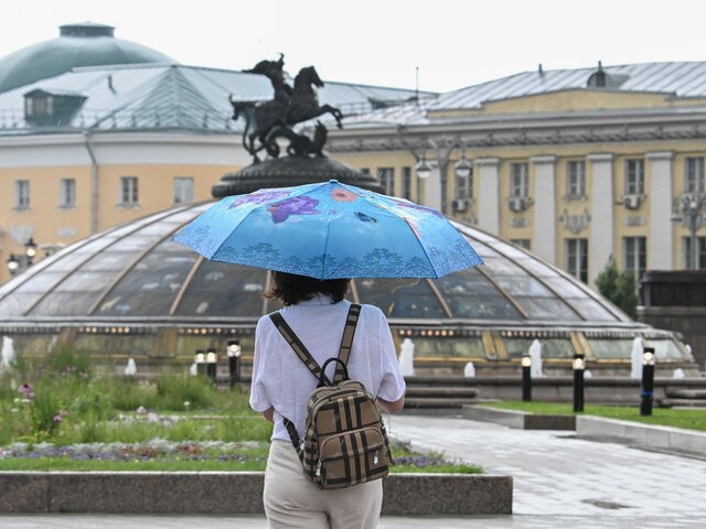 Кратковременные дожди прогнозируются в Москве 3 июня
