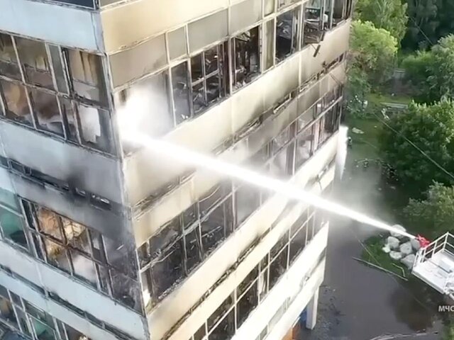 РИА Новости: причиной быстрого распространения огня во Фрязине стали горючие материалы