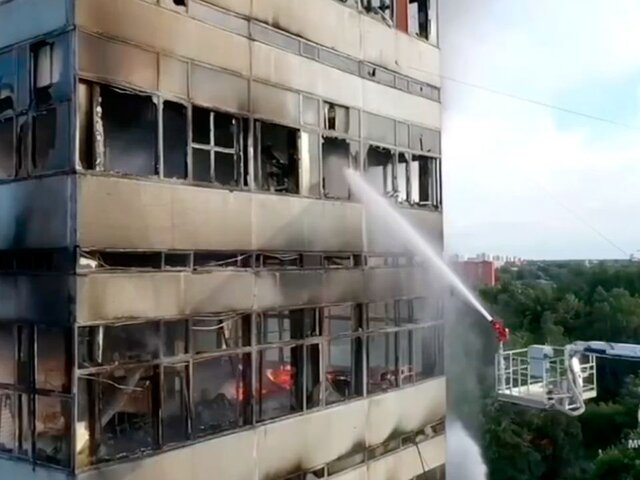 Пожар во Фрязине полностью ликвидирован