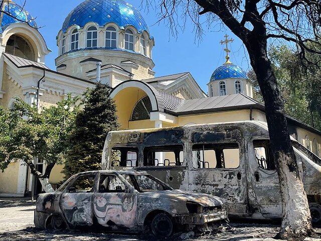 19 человек погибли после терактов в Дагестане