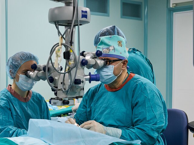 Уникальная офтальмологическая операция проведена в Морозовской детской больнице