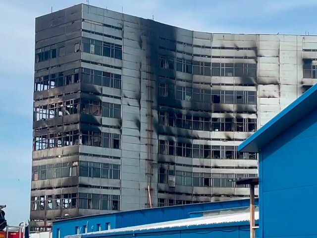 РИА Новости: сгоревшее во Фрязине здание признано опасным
