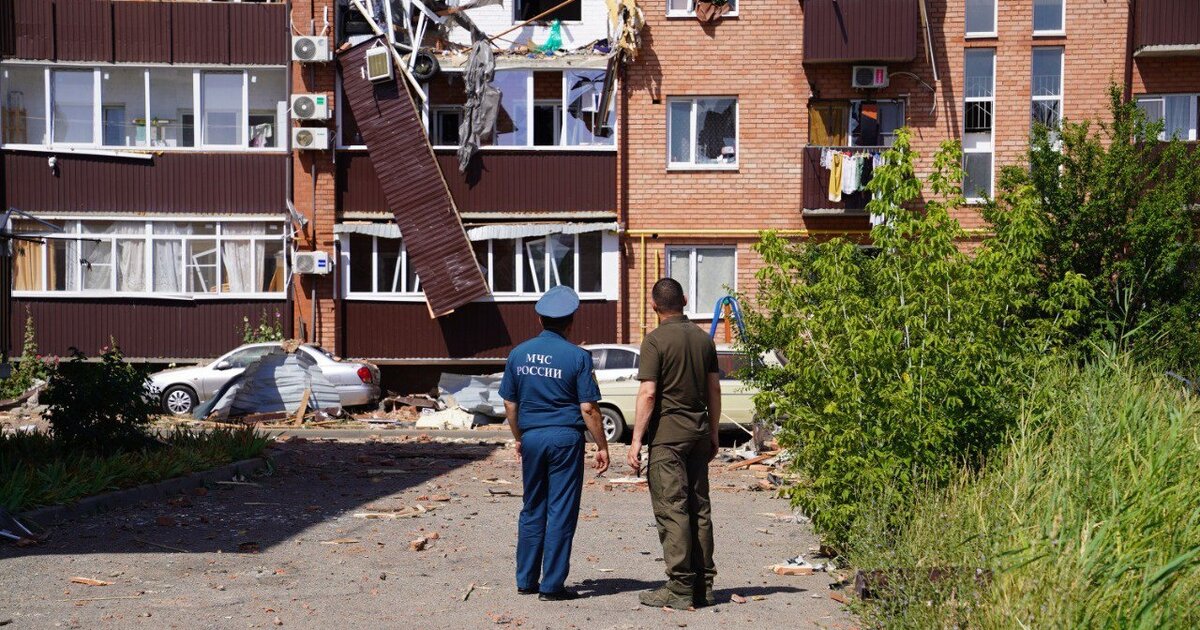 Атака беспилотников на приморско ахтарск