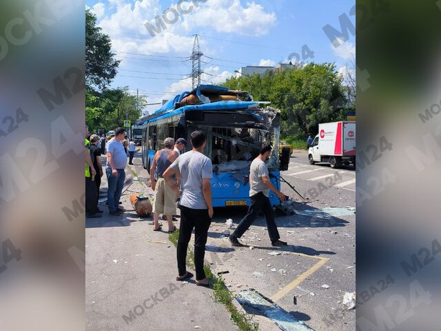 Мосгортранс установит причины инцидента с автобусом в Ижорском проезде