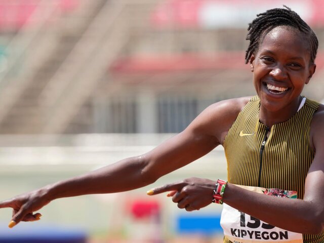 Кенийская спортсменка Фейт Кипьегон установила мировой рекорд в беге на 1 500 метров