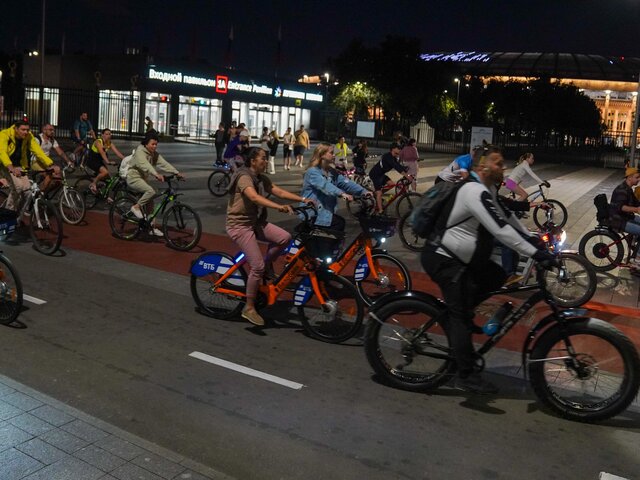 Почти 25 тыс поездок на велосипедах городского проката совершено в Москве 6 июля