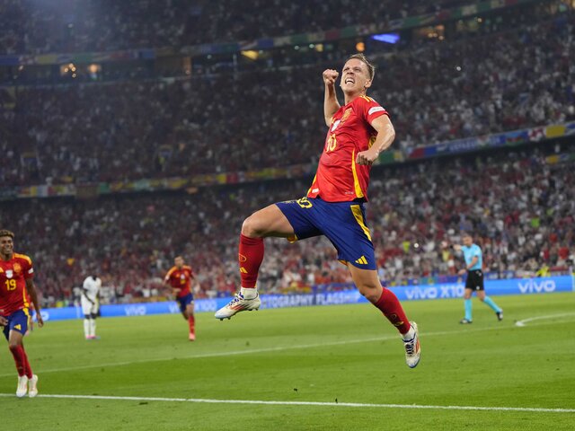 Сборная Испании стала первым финалистом чемпионата Европы по футболу