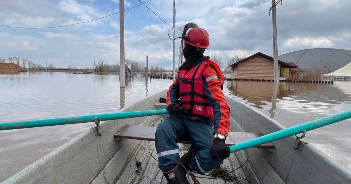 Уровень воды в Урале резко поднялся до 914 см