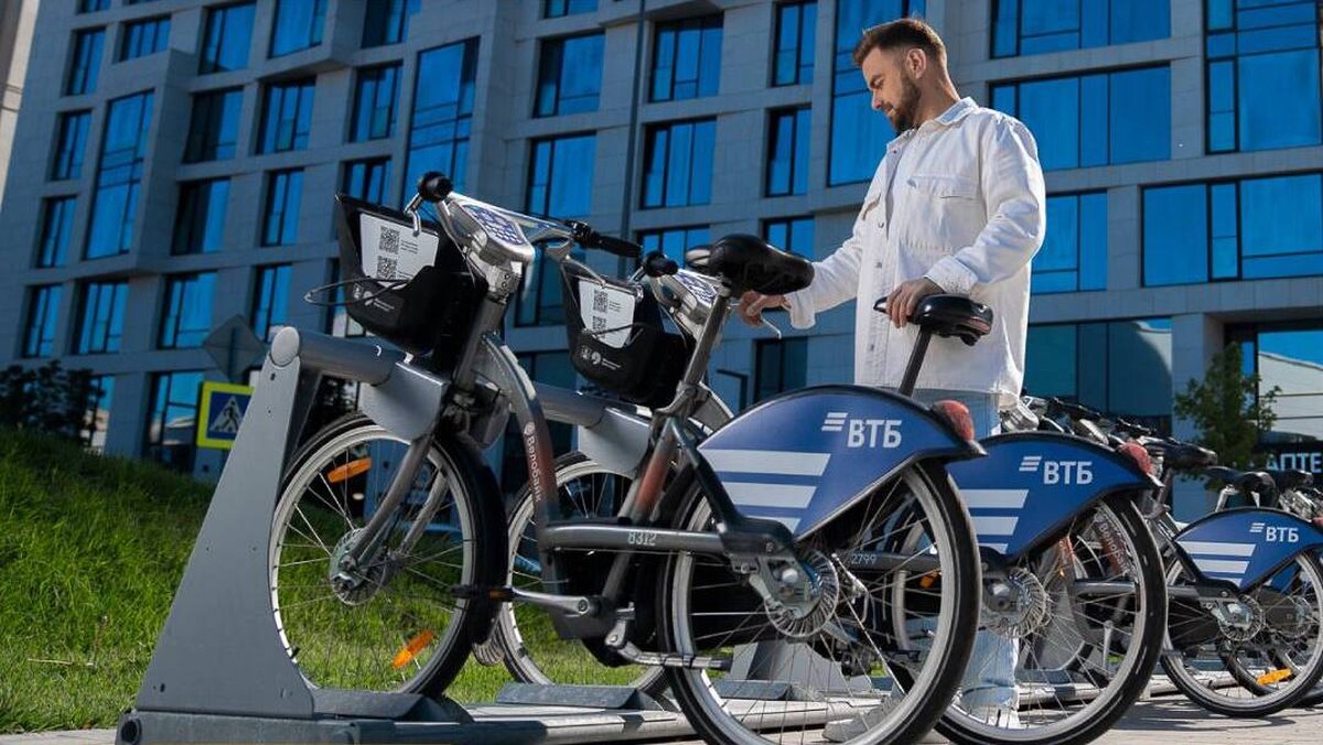 В Москве начали устанавливать станционные велосипеды городского проката –  Москва 24, 11.04.2024